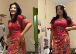 Viral ! Perempuan Fashion Show Ala-Ala, Pakai Daster Emak-Emak Bisa Terlihat Cantik Kok