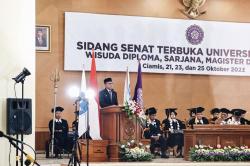 Bupati Ciamis Sampaikan Pesan Inspiratif Bagi Wisudawan Universitas Galuh