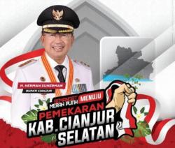 Puncak Acara Peresmian Titik Nol, Bupati Cianjur Herman Suherman Bakal Kemping di Tenda