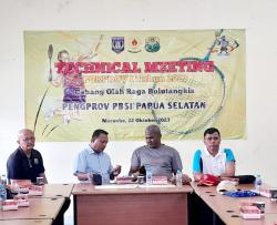 Jelang Porprov Pertama Papua Selatan, Pengprov PBSI Gelar Technical Meeting