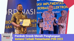 Pemkab Gresik Meraih Penghargaan Instansi Terbaik Pemanfaatan PDN 2023