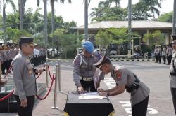 Sertijab Kasat Reskrim, Pengukuhan Kasiwas, Kapolsek Berbek, Wilangan, Ini Harapan Kapolres Nganjuk