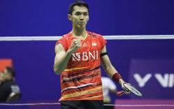 Jonatan Christie Hajar Wakil Jepang Kenta Nishimoto 2 Game Langsung di French Open 2023