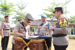 Kapolres Demak Pimpin Sertijab 2 PJU dan 4 Kapolsek