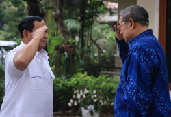 Momen Prabowo Bertemu SBY Jelang Daftar ke KPU