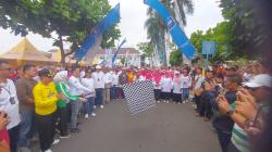 Serunya Ribuan Warga Mengikuti Even Mapah Sauyunan di Bale Kota, Meriahkan HUT ke-22 Kota Tasik