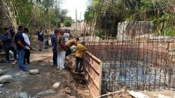 Proyek Pembangunan Jembatan Gantung di Gondang Sragen, Disegel Subkontraktor