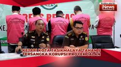 VIDEO: Kejari Kota Tasikmalaya Tahan 5 Tersangka Dugaan Korupsi Proyek Jalan,  Satu Orang ASN