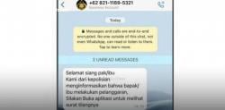 Waspada! Modus Baru Penipuan Surat Tilang Via Whatsapp