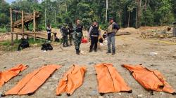 Gabungan TNI-Polri Temukan Enam Korban Korban Pembunuhan KSTP Dalam Kondisi  Mengenaskan