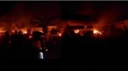 Pasar Malam di Pabuaran Serang Dibakar Warga, Dipicu Tewasnya Anak Berusia 11 Tahun