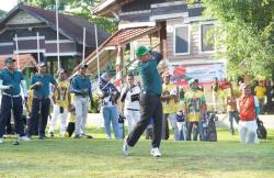 Kasdam IM Apresiasi Tournament Golf Danrem 011/LW Perhelatan HUT Ke-78 TNI