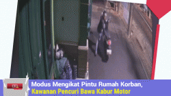 Nekat! Modus Mengikat Pintu Rumah Korban, Kawanan Pencuri Bawa Kabur Motor