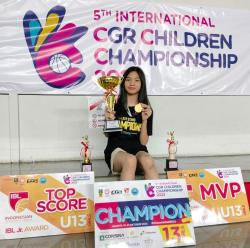 Mikha Angelina Deco, Sang MVP dan Top Score di Turnamen Basket Internasional