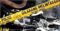 Pengendara Motor Meninggal Dilindas Mobil Putih Misterius di Lateri