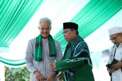 Silaturahmi dengan KH Hazmi Basyir, RGS Siap Menangkan Ganjar-Mahfud di Sumenep