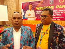 Welcome Party Sambut Kontingen Porprov ke-1 Papua Selatan Tahun 2023