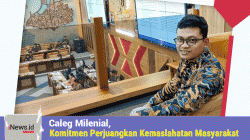 Abdikan Diri di Dunia Politik, Caleg Milenial ini, Komitmen Perjuangkan Kemaslahatan Masyarakat