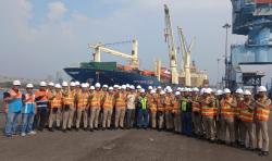 Taruna-taruni Akademi Maritim Suaka Bahari Cirebon Kunjungi PT Pelindo Regional 2 Banten