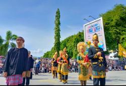 Atraksi Tarian Tanah Pala,Menjadi Pusat Perhatian Penonton PKA ke - 8