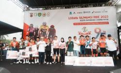 Pembalap Sepeda Nasional Dominasi Event Lodaya-Siliwangi Ride 2023 Tasikmalaya-Pangandaran