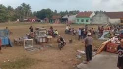 Atap Warung di Pangandaran Beterbangan saat Helikopter Mendarat