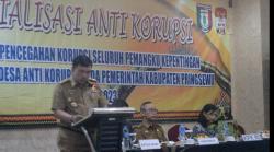 Inspektorat Pringsewu Gandeng KPK RI Sosialisasi Anti Korupsi di Tingkat Desa