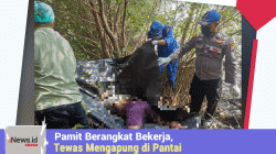 Pamit Berangkat Bekerja, Pasutri Ditemukan Tewas Mengapung di Pantai Hutan Mangrove