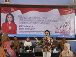 Ketemu Calon Pengantin di Bululawang, Krisdayanti Sosialisasi Kesehatan Reproduksi Cegah Stunting