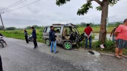 Kecelakaan Mobil Penumpang di Toba, Belasan Pelajar Terluka 