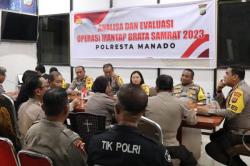 Polresta Manado Rapat Persiapan Pemilu, Ini Target Pembahasan