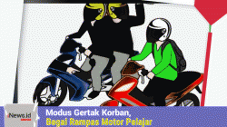 Waspada! Modus Gertak Korban, Pelaku Begal Rampas Motor Pelajar Mojokerto