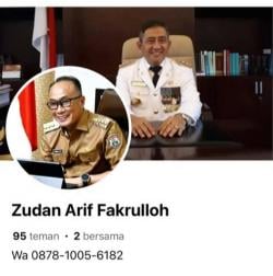 Hati-hati!, Ada Akun Palsu dengan Nama Pj Gubernur Sulbar Prof Zudan Arif Fakrulloh