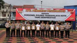 Penghargaan Kapolres Tasikmalaya Kota untuk Personel Berprestasi di Lodaya Siliwangi Ride 2023