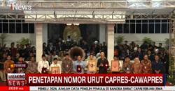 KPU Gelar Pengundian Nomor Urut Capres-Cawapres di Pilpres 2024, Ini Hasilnya