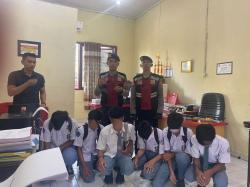 Siswa Bolos Sekolah Terjaring Razia, Satu Pelajar Ditemukan Bawa Sajam