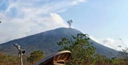 Gunung Ile Lewotolok di Kabupaten Lembata Kembali Meletus,  Ketinggian Abu Capai 500 Meter