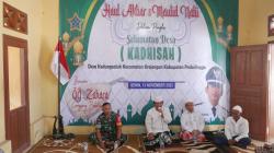 Selamatan Desa Kedungcaluk Probolinggo, Diisi Hiburan Seni Hadrah dan Santunan Anak Yatim