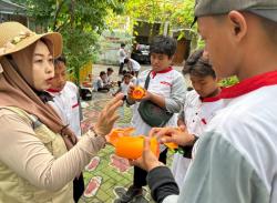 Tumbuhkan Sadar Lingkungan, SMPIT Darul Fikri Belajar Tangani Sampah di Kampung Edukasi Sampah