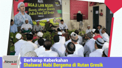 Shalawat Nabi Bergema di Rutan Gresik, Berharap Keberkahan