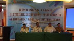 BPS Sumut Gelar Bimtek ke PJ Statistik Sosial, Diharapkan Kualitas Data Lebih Baik di Tahun 2024