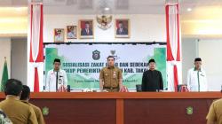 Sekda Takalar mengajak ASN Rajin Bersedekah Menunaikan Zakat dan Infaq