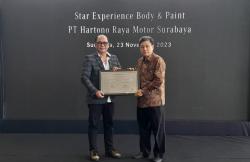 Hartono Raya Motor Surabaya Kantongi Sertifikasi Body and Paint dari Mercedes-Benz AG Jerman