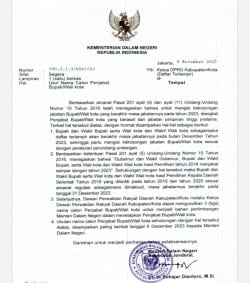 Mendagri Minta DPRK Pidie Jaya Segera Usulkan 3 Nama Calon Pejabat Bupati