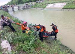 Bocah di Grobogan Tenggelam Saat Mandi di Irigasi Bendung Klambu Kiri Godong