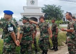 Danrem 011/LW Tinjau Lokasi Pembangunan Posko, Mitigasi Bencana Banjir Aceh Utara