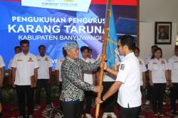 Pengurus Karang Taruna Banyuwangi Resmi Dilantik, Ini Harapan Besar Bupati Ipuk