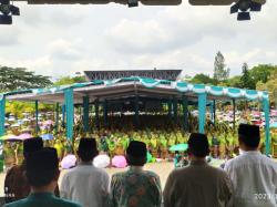 12 Ribu Kader Muslimat Banyumas Deklarasi Pemilu Damai, Kumpulkan Donasi Palestina Rp202 Juta