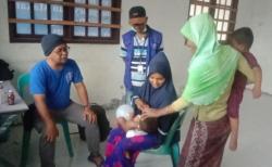 Anak Usia Balita Pengungsi Rohingya  Terserang Penyakit Diare Di Penampungan Sementara Lhokseumawe