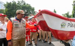 Nana Sudjana Pimpin Apel Kesiapsiagaan dan Pengecekan Peralatan Antisipasi Bencana di Musim Hujan